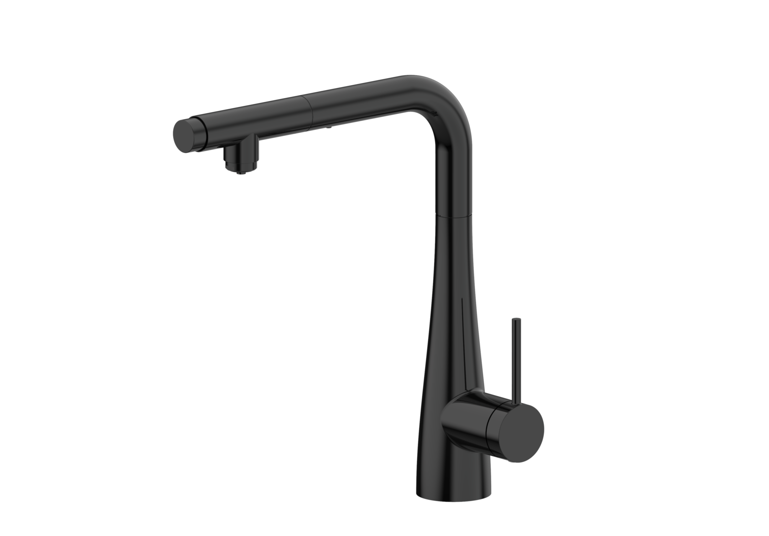 MONOMANDO COCINA OSMOSIS SPLIT NEGRO MATE Aquabaño